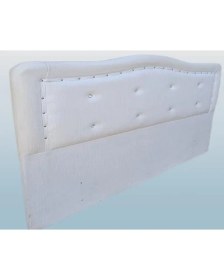 Resim Bengi Ticaret Başlık 90337 DK Çift 150 cm Model Dalga Suni Deri Beyaz Kumaş Kapitne El Yapım 