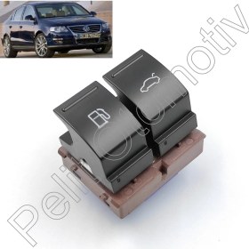 Resim Pelit Otomotiv Passat Depo Kapağı ve Bagaj Açma Düğmesi 3C0959903 3C0959903B 