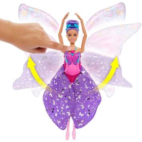 Resim Barbie Kelebek Dansçı Bebek HXJ10 