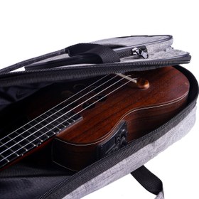 Resim Wagon 04 Serisi Soprano Ukulele Çantası - Gri 