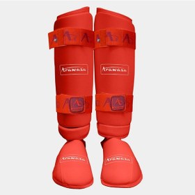 Resim Dragondostore Arawaza Wkf Onaylı Kaval Ayak Koruyucu Kırmızı- Mavi 