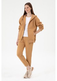 Resim U.S. Polo Assn. Kadın Camel Şardonlu Jogger Eşofman Altı 50313581-VR015 