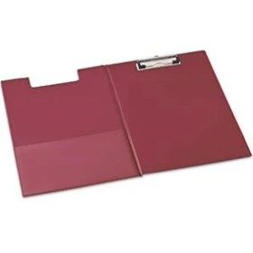 Resim Mas Sekreterlik Kapaklı Pvc Kaplama Bordo 