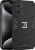 Resim Cbtx Realme Uyumlu 9i İçin 2 Arada 1 Şok Geçirmez Telefon Kılıfı 