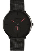 Resim Skmei 9185 Erkek Kol Saati Analog Su Geçirmez Metal Kasa Metal Hasır Kordon 
