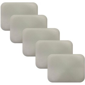 Resim Knsz oturma minderi 5 li mazlum byz suni deri tel sandalyesi oturma yeri için 