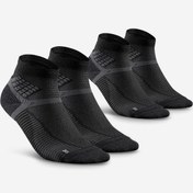 Resim Orta Boy Konçlu Outdoor Çorap - 2 Çift - Siyah - Hike 500 