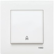 Resim VİKO Karre Zil Anahtarı - 90967x06 Beyaz 
