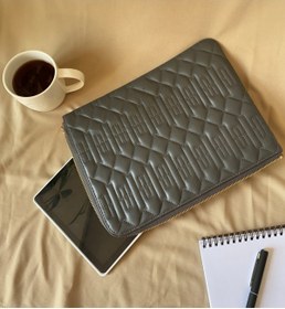 Resim Adalinhome Sermio Hakiki Deri Clutch Tablet Çantası 