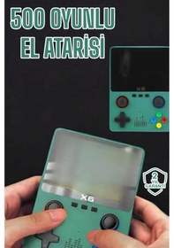 Resim 3.5 İnç Ekran 1000 Oyunlu Oyun Konsolu El Atarisi Miüzik Dinleme Ve Kitap Okuma 