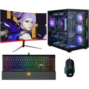 Resim Dragos DRX3843 Ryzen 7 5700X 16GB Ram 512GB M.2 Nvme 6gb GTX1660TI 27'' 165Hz Curved Freedos Oyun Bilgisayarı 