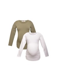 Resim Luvmabelly Myra2307_2308 Hamile Tshirt Seti 
