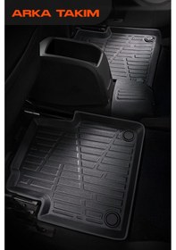 Resim Siyah Toyota C-hr 2023- Sonrası 4d Havuzlu Paspas Takımı 