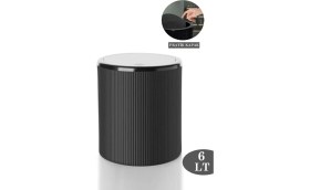 Resim 6 Lt Çizgili Yuvarlak Mutfak ve Banyo Çöp Kovası 