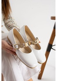 Resim Modafrato STL-110 Günlük Babet Beyaz 