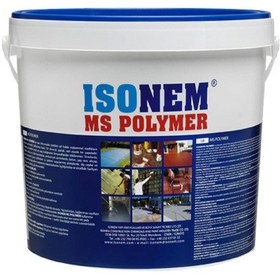 Resim İsonem Ms Polymer %300 Elastik Su Yalıtım Boyası 5 Kg Kırmızı 