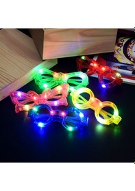 Resim Led Işıklı Yanar Söner Parti Gözlüğü Seti 12 Adet 