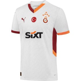 Resim Galatasaray Orijinal 2024/2025 5 Yıldız Deplasman Forma Atkı ve Hediyelik Ahşap Kutulu 