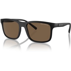 Resim Armani Exchange AX4145S 807873 57 19 145 CAM KOYU KAHVERENGİ,ÇERCEVELİ MAT SİYAH ERKEK GÜNEŞ GÖZLÜĞÜ 