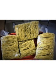 Resim Pvc Kaplı 10 Cm'lik Kesilmiş İnce Bağ Teli, Klips Beyaz 500 Gram, Adet - 