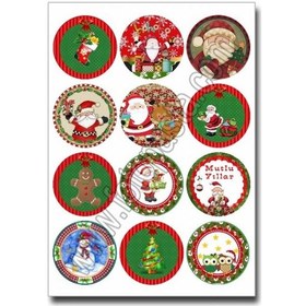 Resim Yılbaşı Yenilebilir Resim Baskısı N11.21296 