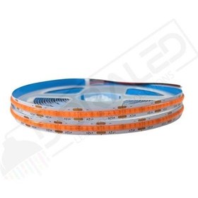 Resim 12v 8mm Esnek Cob Şerit Led Pembe 320 Ledli Ip20 5m 
