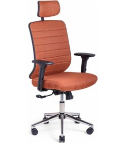 Resim Paris Turuncu Keten Yönetici Koltuğu Turuncu 