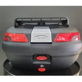 Resim Maxem Motor Çantası Maxem 45 Litre Bagajlı+Sırtlıklı Siyah 