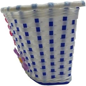 Resim 16 - 20 Jant Uyumlu Plastik Bisiklet Örgü Ön Sepet Mavi 