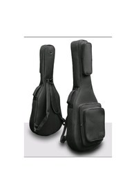 Resim 3/4 Siyah Profesyonel Gigbag Klasik 3/4 Gitar Kılıfı - Çantası - Su Geçirmez 