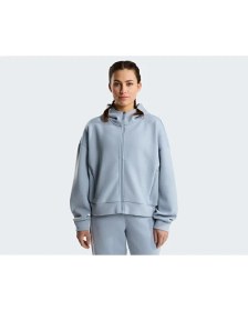 Resim The North Face W Jaida Full Zip Hooded Jacket Kadın Günlük Ceket NF0A8G8KFM21 Gri 