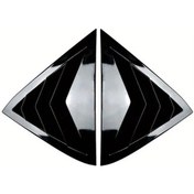 Resim Globalbloom Ford Fiesta Mk7 2008-2017 Arka Yan Pencere Panjur Lüver Vent Siyah Aksesuar 