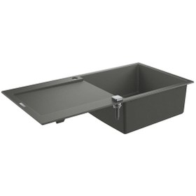 Resim Grohe Eviye K500 Kuvars Kompozit 100 CM Granit Gri - 31645At0 
