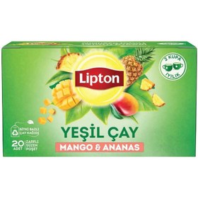 Resim Lipton Mangolu Ananaslı Yeşil Çay 30 G 