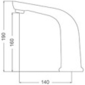 Resim Gms Ft015 Çift Girişli Fotoselli Sensörlü Lavabo Musluk Bataryası 