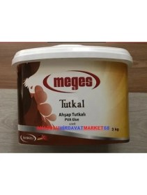 Resim Meges Beyaz Ahşap Tutkalı Ahşap Sunta Mdf Yapıştırıcı Tutkal 3kg 