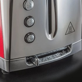 Resim Russell Hobbs Luna Solar Kırmızı (Red) Ekmek Kızartma Makinesi 
