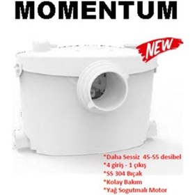 Resim Momentum H 500 S1 Parçalayıcı Bıçaklı Wc Öğütücü Klozet Arkası 