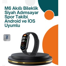 Resim Ios ve Android Uyumlu Akıllı Bileklik – Çok Fonksiyonlu Kullanım 