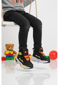 Resim Pepino Siyah Cırlı İçi Kürklü Kaymaz Soğuğa Dirençli Erkek Çocuk Bot 2087 P Siyah 