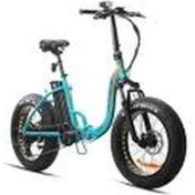 Resim Kron Eft 100 Fat Bike Elektirikli 20 Jant 7 Vites M.disk Mat Koyu-turkuaz-turuncu/siyah 001 