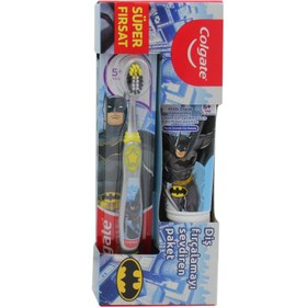 Resim Colgate 6+ Yaş Çocuk Diş Macunu Batman 75 ml + Diş Fırçası 2 li Set 