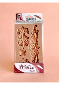 Resim Silikon Kalıp - Gül Dekor 