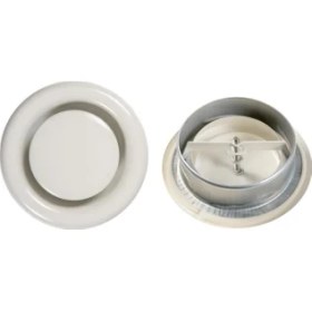 Resim Afs 125 mm Metal Gemici Anemostadı Emiş Üfleme Sızdırmaz Contalı Kolay Montaj Agmair Agm Havalandırma 