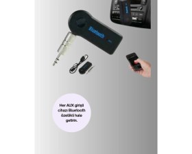 Resim Alvo Store Araç Içi Bluetooth Aux Müzik ve Telefon Görüşmesi Adaptörü 