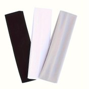 Resim 3 Adet / Set Basit Esnek Başlık Düz Renk Spor Yoga Başlık Ter Emici Başlık 