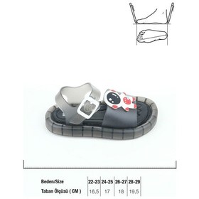 Resim Gezer Yazlık Islak Zemine Uygun Yumuşak Işıklı Taban Erkek Çocuk Sandalet Gk6ype 00183 00 010 I89 Siyah 