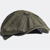 Resim Büyük Boy Pamuk Haberçi Şapkaları Peaky Sekizgen Şapka Vintage Rahat Şapka Katı Beretler Visor Gatsby Düz Ivy Şapka Dört Mevsim 