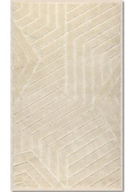 Resim Way Doğal Pamuklu 2'li Banyo Paspas Seti 50x60+60x100 Beıge Bej 