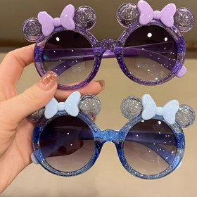 Resim 1 adet Minnie Mouse Temalı Dekoratif Gözlük - Parıldayan Mor ve Mavi, Çizgi Film Modası, Sahne Gösterileri, Partiler, Tatil Etkinlikleri, Fotoğraf Aksesuarları, Seyahat Aksesuarları, Etkinlik Aksesuarları için İdeal | Eğlenceli Tasarım | Parıldayan Aksanlar, Sevimli Gözlükler 